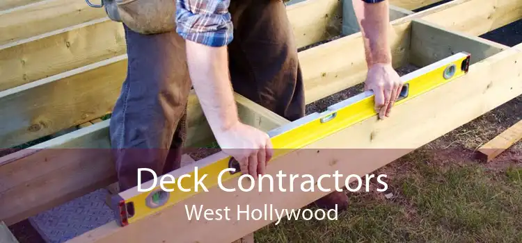 Deck Contractors West Hollywood